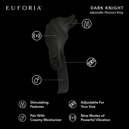 Dark Knight Adjustable Ring