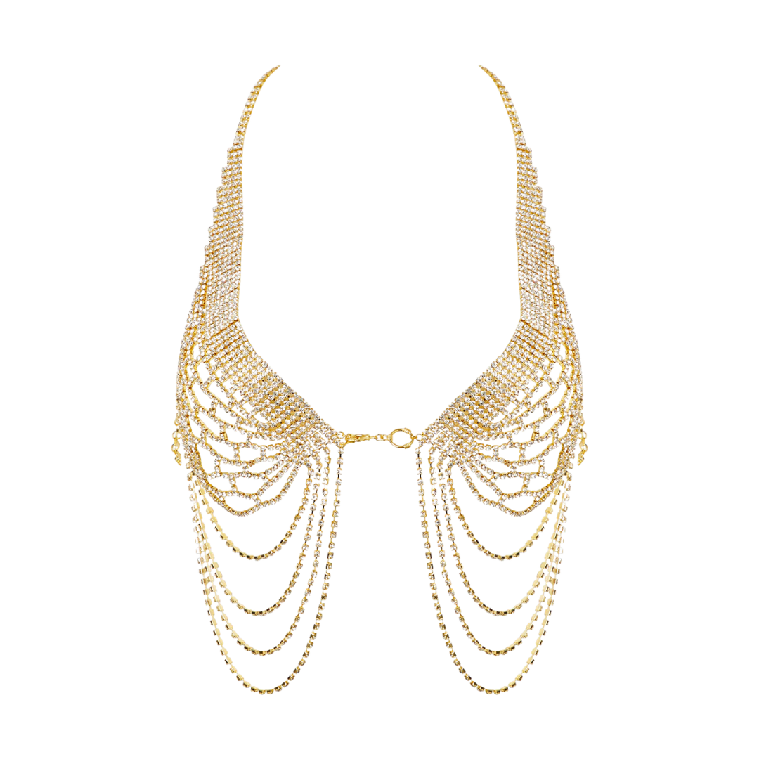 Rhinestone Net Halter